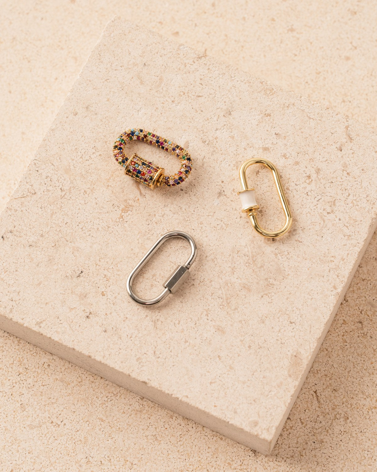 Jeweled Clip Trio