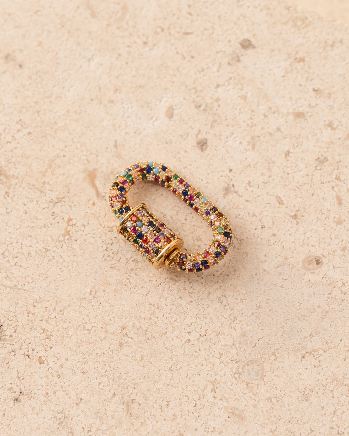 Rainbow Jeweled Clip