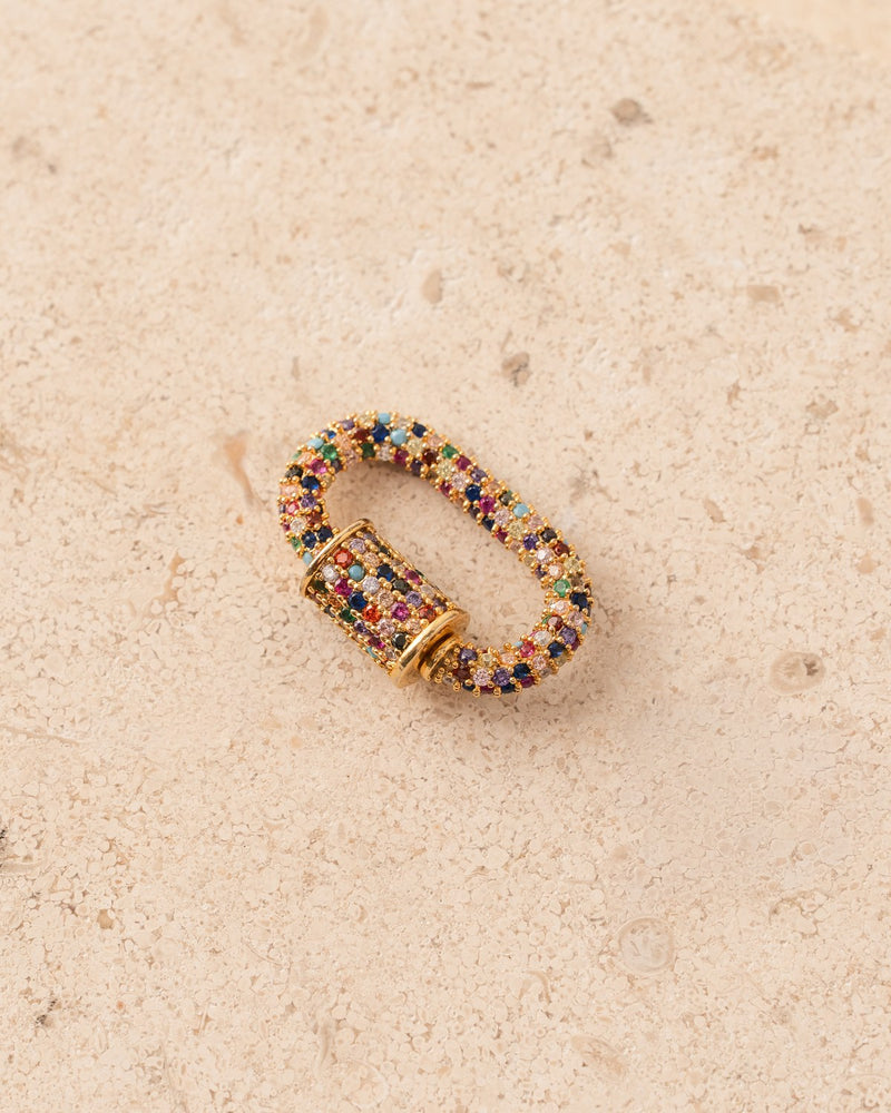 Rainbow Jeweled Clip
